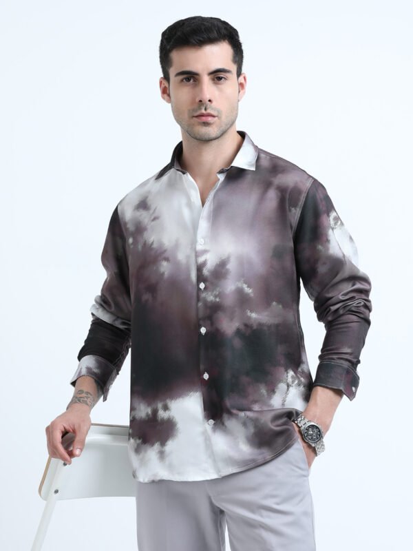 Premium Brown Printed Shirt